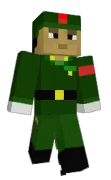 deep fir and dark fern Minecraft skin — Classic model