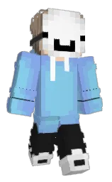 black and seagull Minecraft skin — Classic model