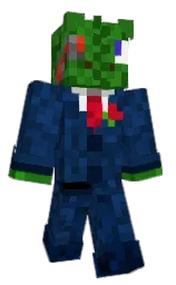 Skully222's Minecraft skin wearing the 15th Anniversary cape