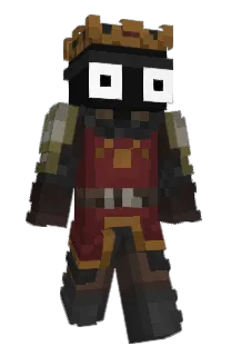 Front of Zaakes's skin