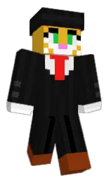 fuel yellow and cod gray Minecraft skin — Classic model — first worn by ReactiveRain90