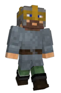 Front of BuTR3b's skin