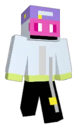 black and hawkes blue Minecraft skin — Classic model