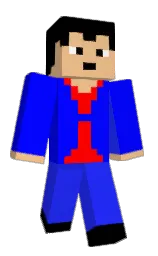 lendang's Minecraft skin wearing the Purple Heart cape