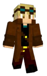 TravelZ's Minecraft skin wearing the Migrator cape