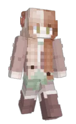 ellipticity's Minecraft skin wearing the Pan cape