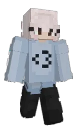 cadet blue and heather Minecraft skin — Slim model — first worn by ItzLorwyn_PvP