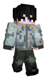 cod gray and pale sky Minecraft skin — Classic model — first worn by Stepaa_priss
