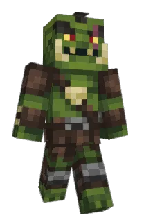 Front of drangob's skin