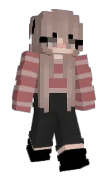 SquishyLilFishy's Minecraft skin wearing the Yearn cape