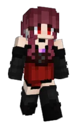 mahogany and woodsmoke Minecraft skin — Slim model — first worn by Galaxushii