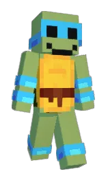 aqua forest and olivine Minecraft skin — Classic model
