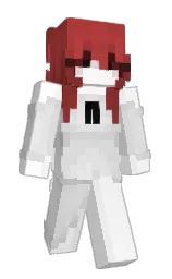 white and alto Minecraft skin — Slim model — first worn by Melkbo