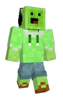 Front of LimeLlama's skin