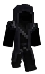 black and shark Minecraft skin — Classic model — first worn by Rufpa1
