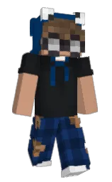 qrisii's Minecraft skin wearing the Menace cape