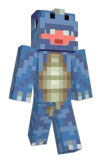Front of DactylRexasaur's skin
