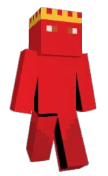 alizarin crimson and cardinal Minecraft skin — Classic model
