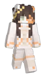 white linen and pot pourri Minecraft skin — Slim model