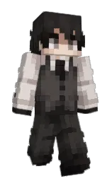 Vendestria's Minecraft skin wearing the Migrator cape