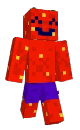 scarlet and milano red Minecraft skin — Classic model