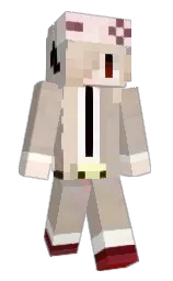bone and silk Minecraft skin — Slim model