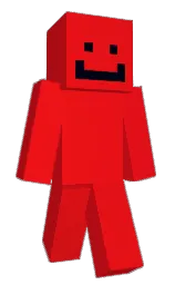 red ribbon and black russian Minecraft skin — Classic model
