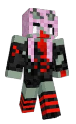 envy and light orchid Minecraft skin — Classic model — first worn by V01D_StAR