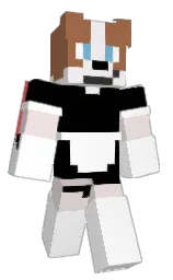 Minecraft-Skin in soft peach und white — Modell: Schmal — zuerst getragen von KevinTheDog2