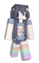 vulsynne's Minecraft skin wearing the Pan cape