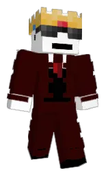 sepia black and white Minecraft skin — Classic model