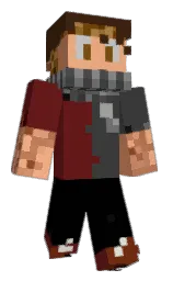 BrayanGFGF's Minecraft skin wearing the Purple Heart cape