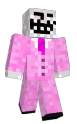 Clippity's Minecraft skin wearing the Pan cape
