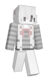 dyinn's Minecraft skin wearing the Cherry Blossom cape
