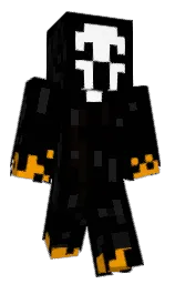 black and california Minecraft skin — Classic model