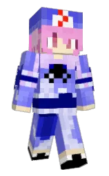 UUZ_Yuyuko's Minecraft skin wearing the Migrator cape