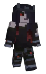 rangoon green and steel gray Minecraft skin — Slim model — first worn by ZeroTwoMK