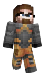 Mandulis_Scar's Minecraft skin wearing the Migrator cape