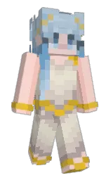 black and cinderella Minecraft skin — Slim model — first worn by nettleflow