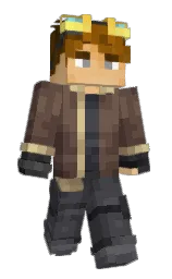 black and rock Minecraft skin — Slim model