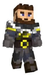 TDS's Minecraft skin wearing the Migrator cape