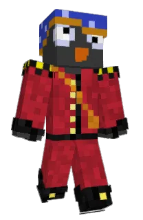 Front of blokmeneertje's skin