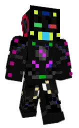 cod gray and black Minecraft skin — Classic model — first worn by JoshuaHD