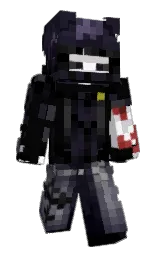 cod gray and black Minecraft skin — Slim model