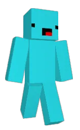turquoise and yukon gold Minecraft skin — Classic model