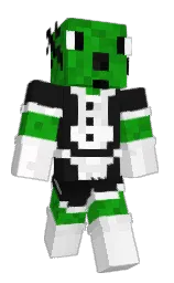cod gray and white Minecraft skin — Slim model — first worn by DeerButt6417