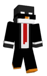black and mine shaft Minecraft skin — Classic model — first worn by feminine_doge