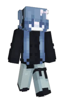 Front of Mixziie's skin