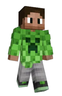 Front of dnutMC's skin