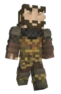 Front of rugtug's skin
